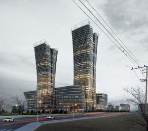 پاورپوینت نمونه موردی برج های دوقلو آیسان تبریز